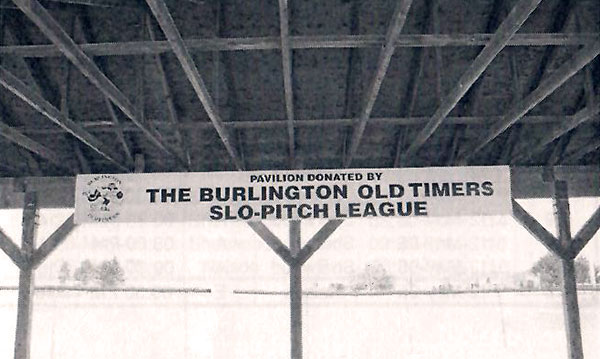 Warner Thomas Pavilion was formally named and donated to the City of Burlington by our League