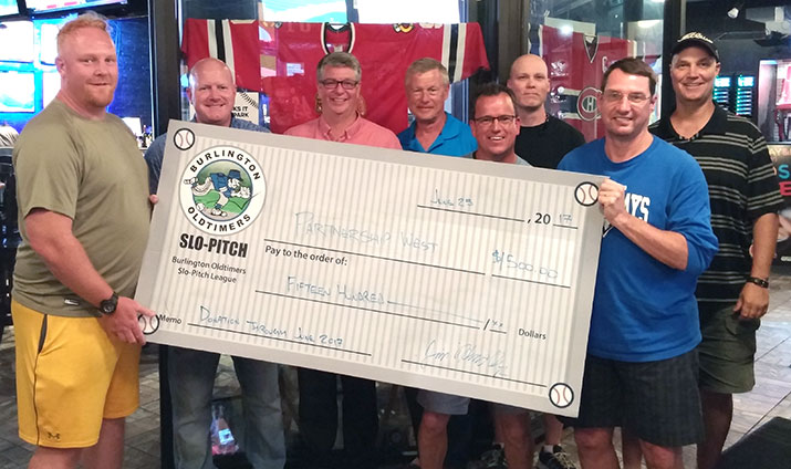 Mid-Season charity contribution of $1,500
